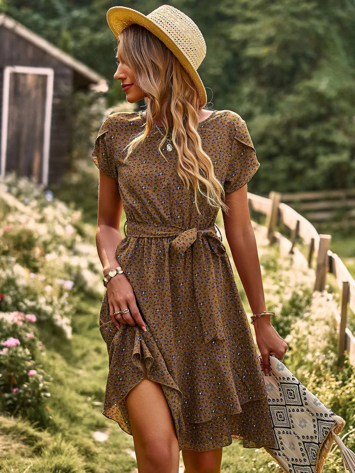 Women’s Summer Dress | Layered Skirt Finish