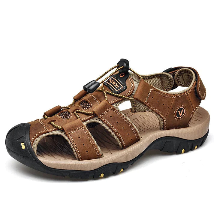 Men's Sandals | Closed Toe with Adjustable Strap
