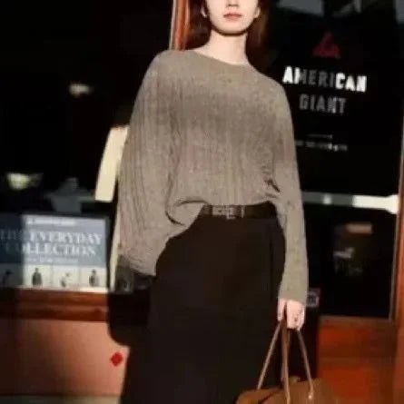 Women’s Sweater | Textured Long Sleeve