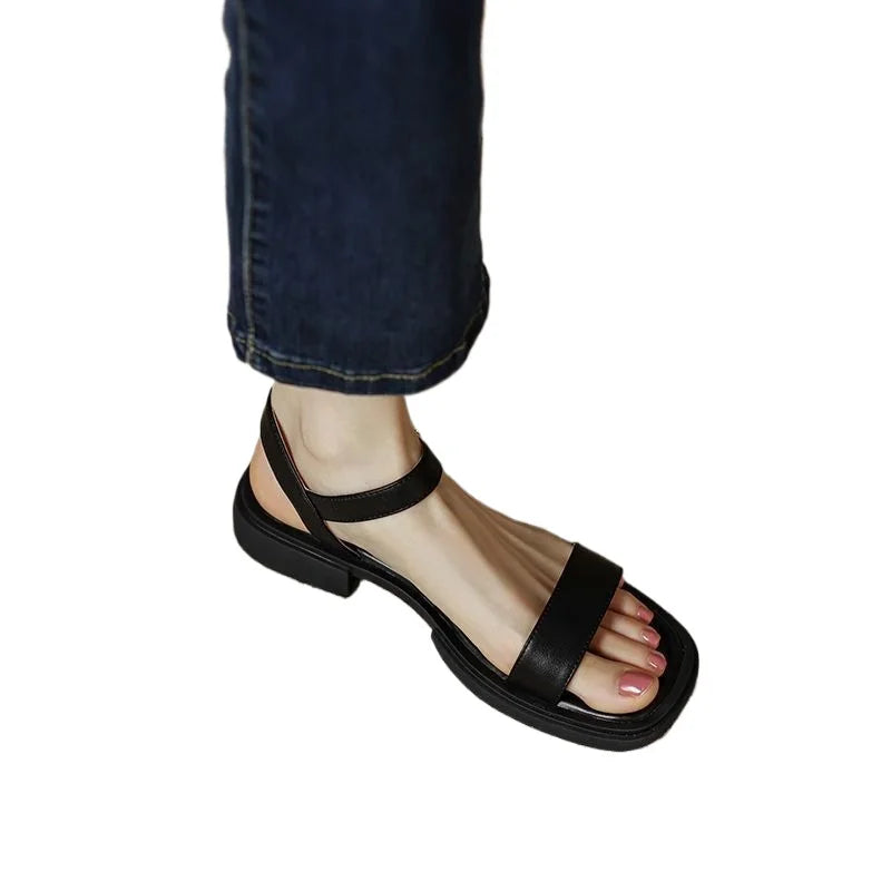 Sandals For Women | Open Toe Front Wide Strap