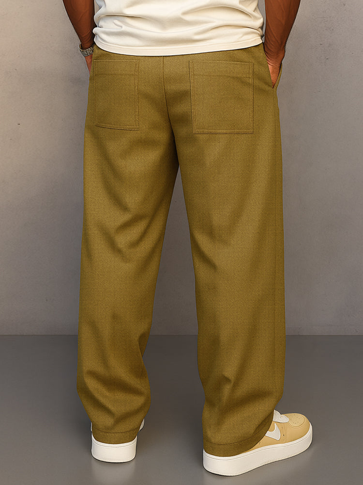 Men’s Lounge Pants | Wide Leg Drawstring Front