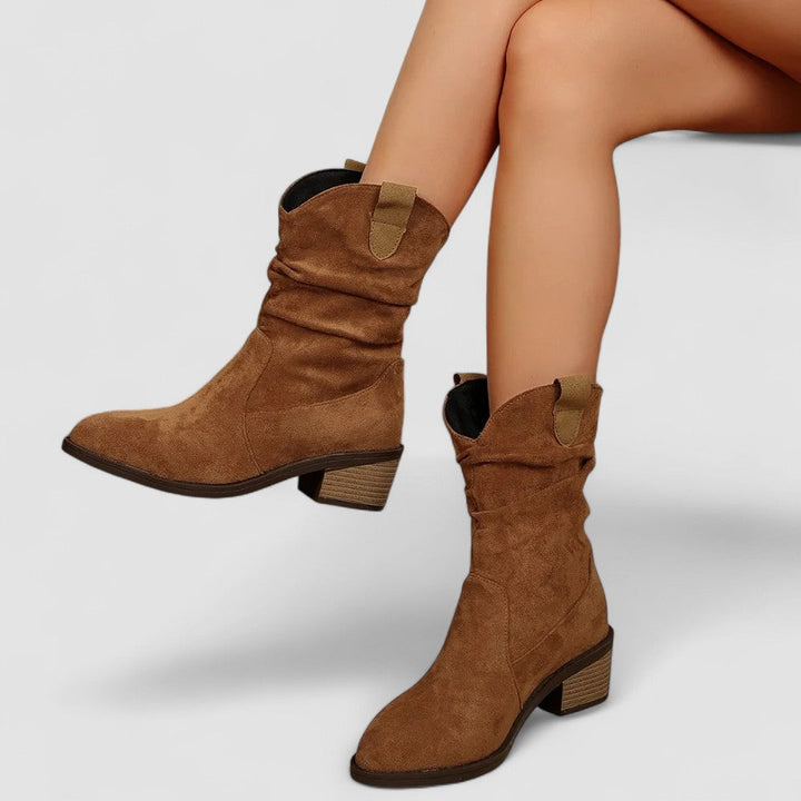 Boots for Women | Mid-Calf Block Heel