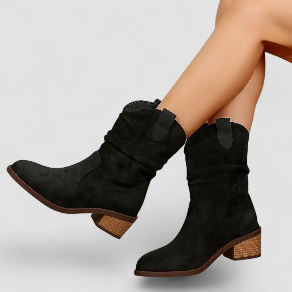 Boots for Women | Mid-Calf Block Heel