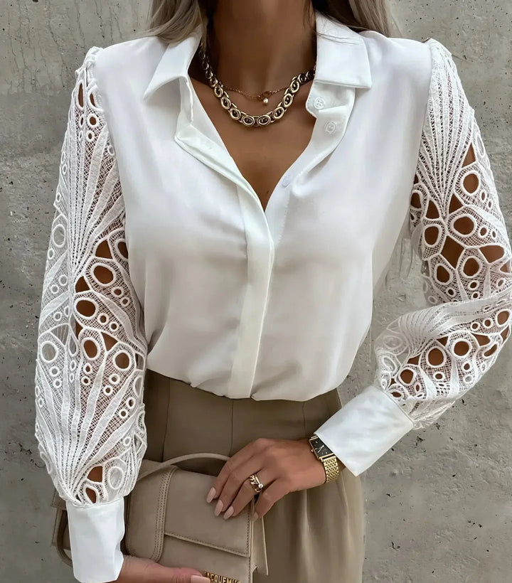 Women's Blouse | Classic Collar Shirt-Style Design
