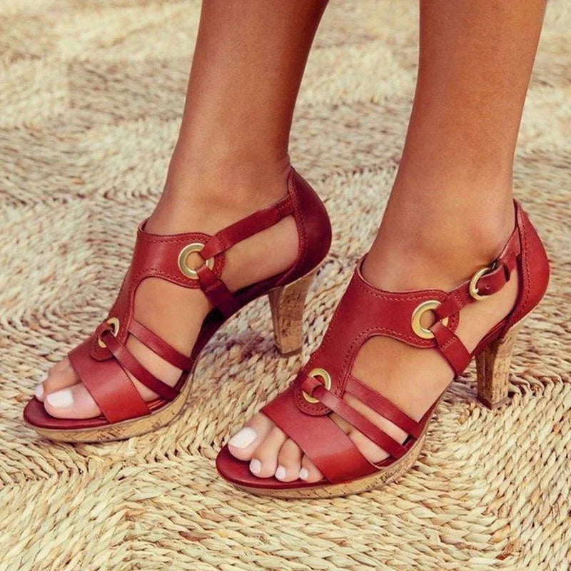 Sandals for Women | Ankle Strap Structured
