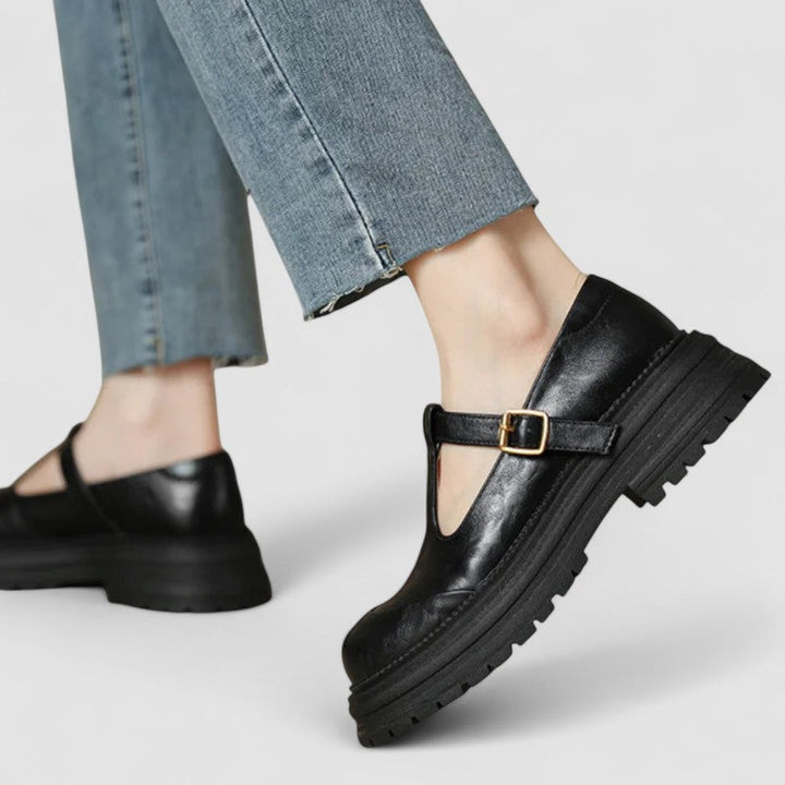 Mary Jane Shoes for Women | Chunky Sole Rounded Toe Shape