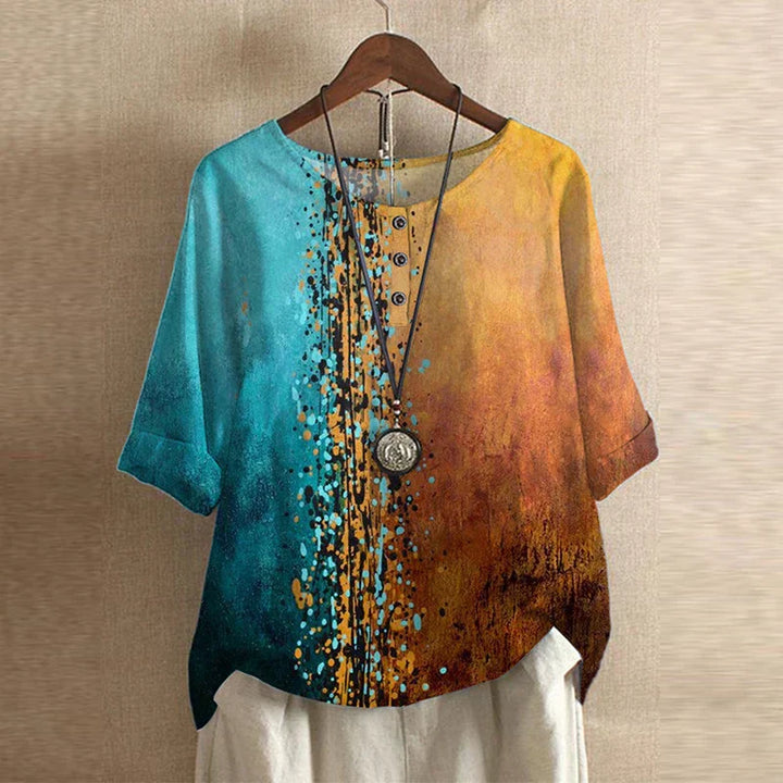 Women’s Blouse | Inspired Retro Print