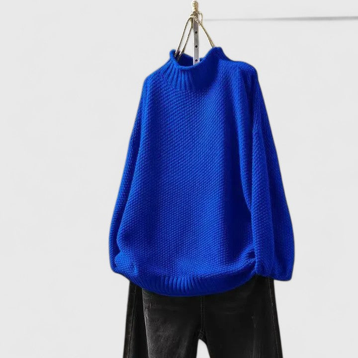 Women’s Sweater | High Ribbed Turtleneck Collar