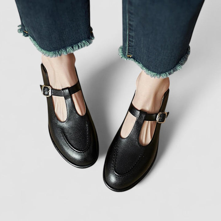 Mary Jane Shoes for Women | Rounded Toe Shape T-Strap