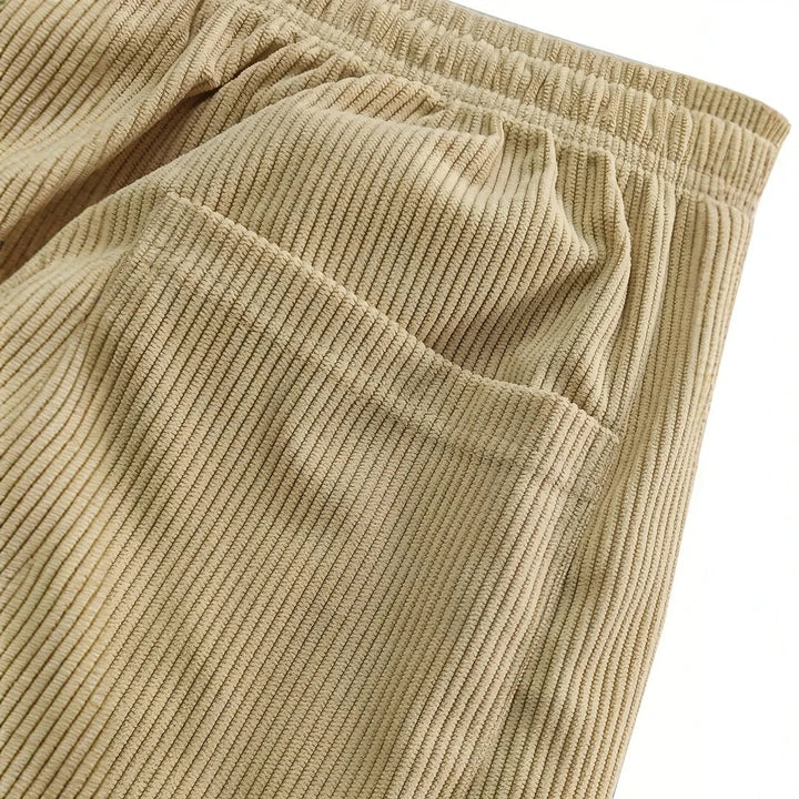 Men’s Lounge Pants | Wide Leg Ribbed Texture