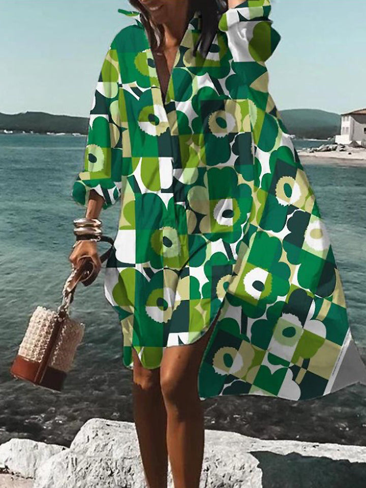 Women’s Dress | V-shaped Neckline