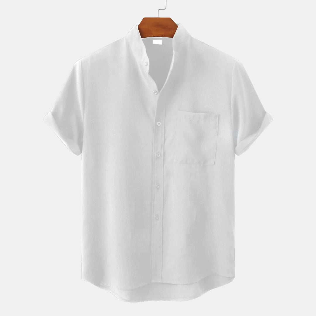 Men’s Button Down Shirt | Short Sleeve Chest Pocket