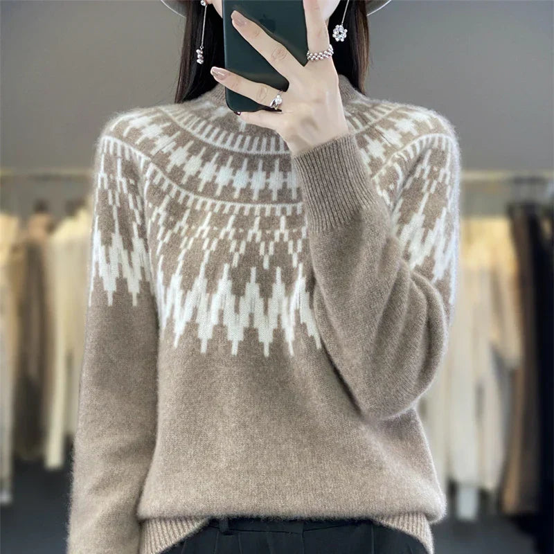 Sweater for Women | Pull-on Knitted Surface Pull-on