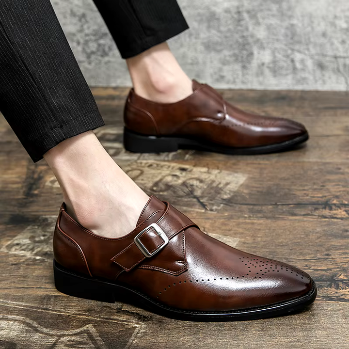 Men's Dress Shoes | Single Strap Buckle Design