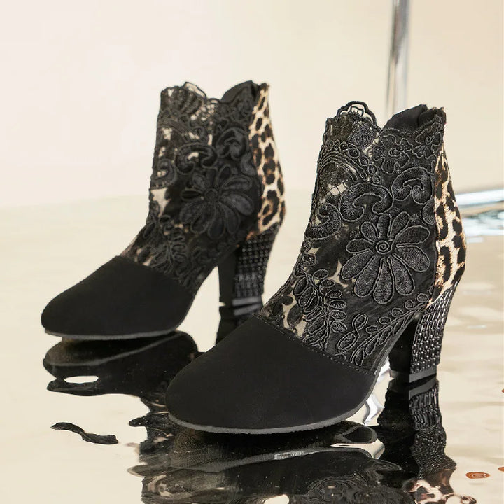 Boots for Women | Sheer Floral Print