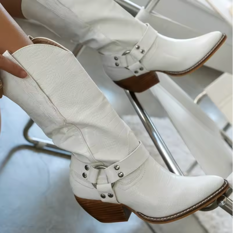Cowboy Boots for Women | Pointed Toe Mid-Calf