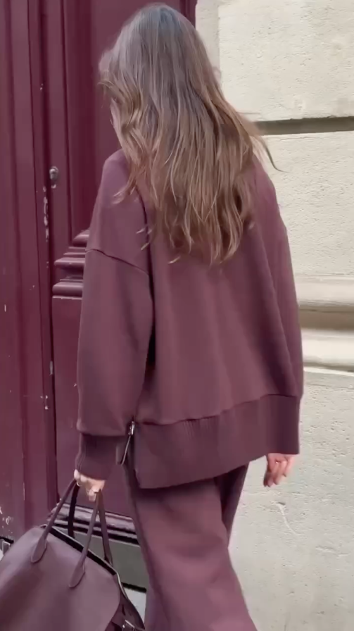 Women's Outfit Set | Long Sleeve Loose Fit