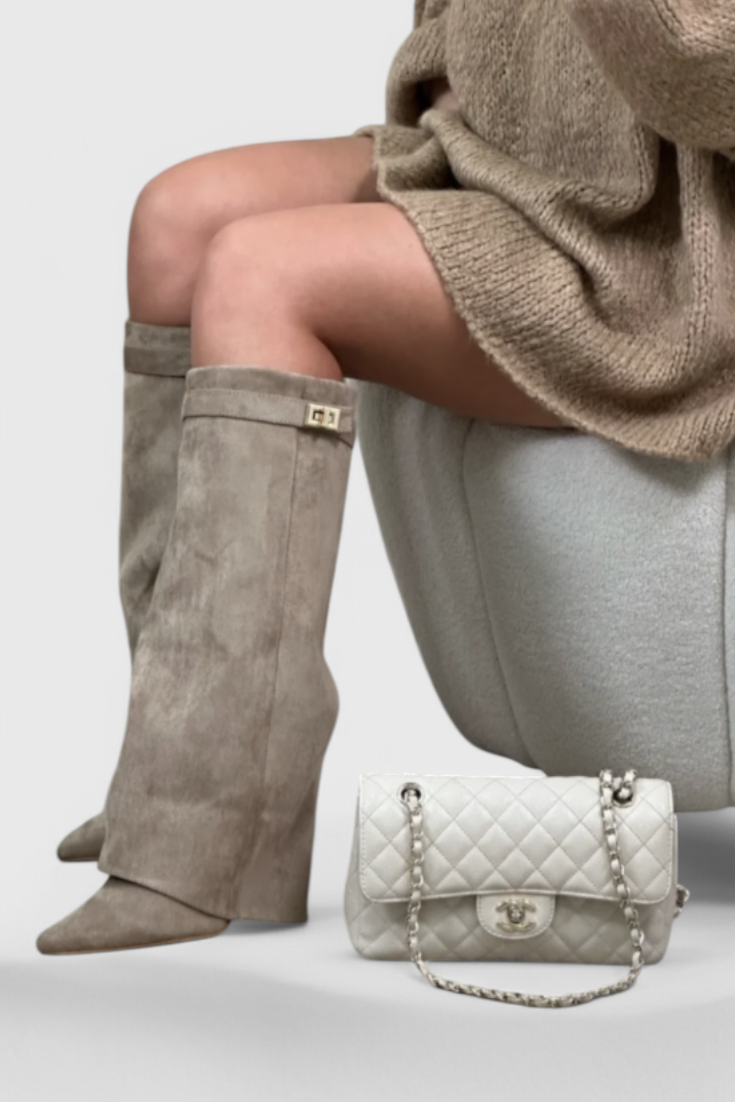 Boots For Women | Pointed Knee-High