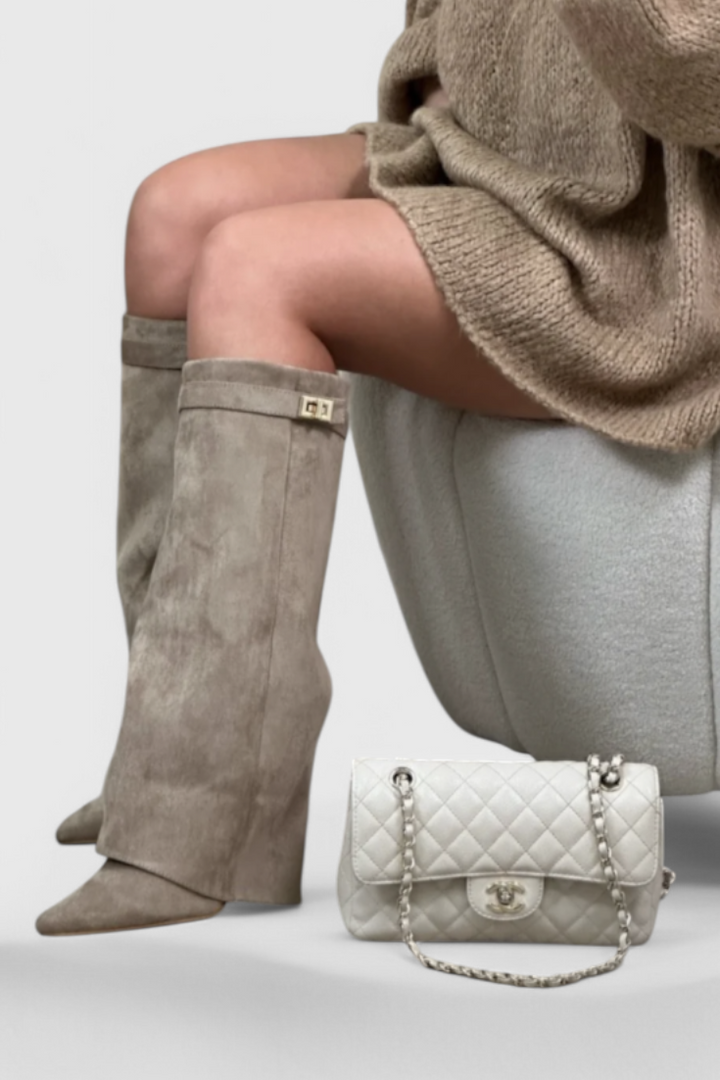 Boots For Women | Pointed Knee-High