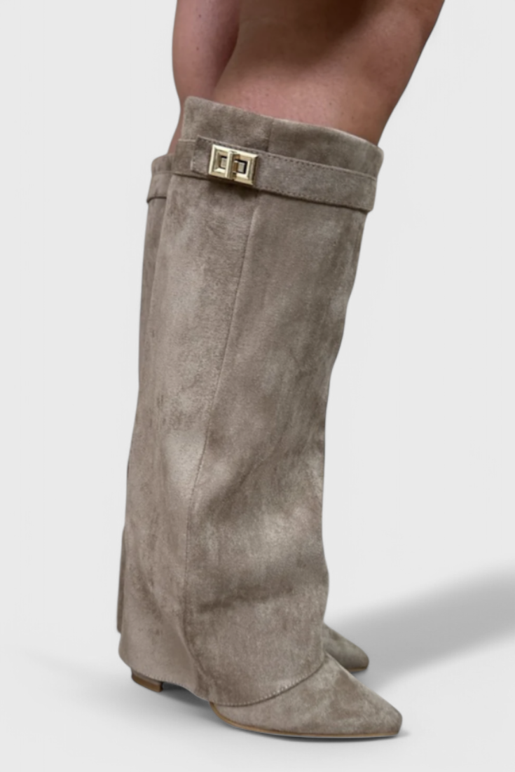 Boots For Women | Pointed Knee-High