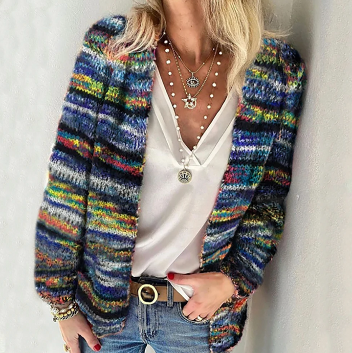 Women’s Cardigan | Multicolor Pattern