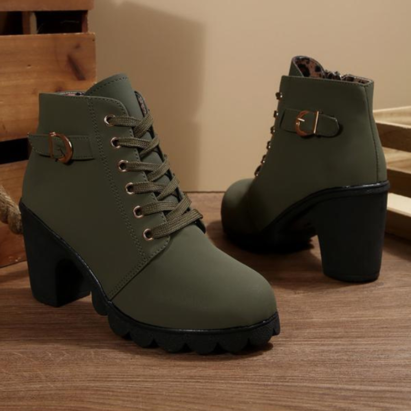 Boots For Women | Block Heel Ankle-Height