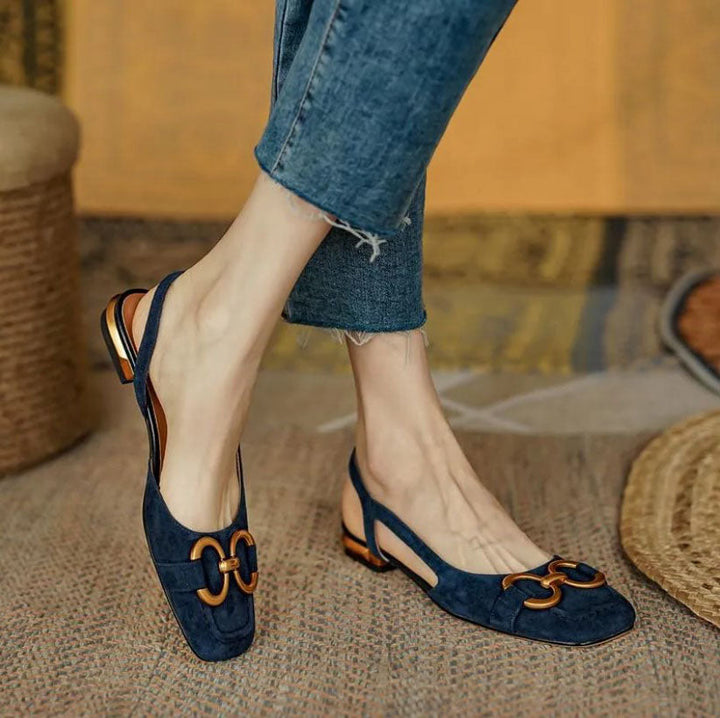 Flats For Women | Square Toe Slingback