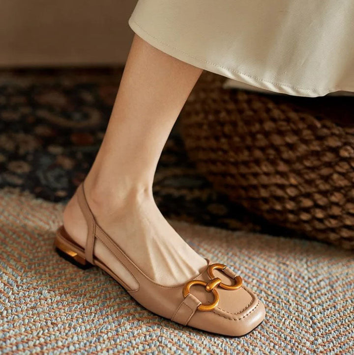 Flats For Women | Square Toe Slingback