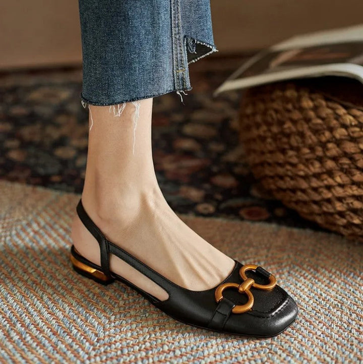 Flats For Women | Square Toe Slingback