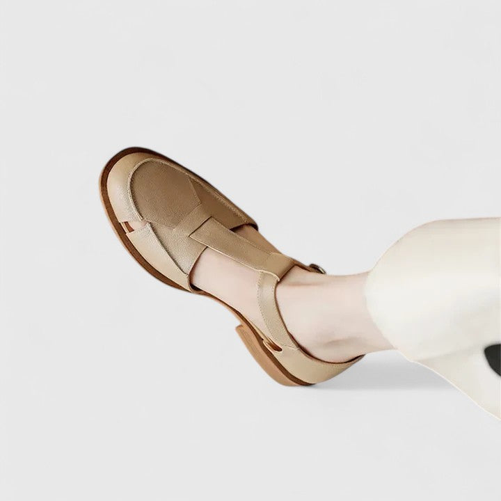 Sandals for Women |  Structured Closed-Toe T-Strap