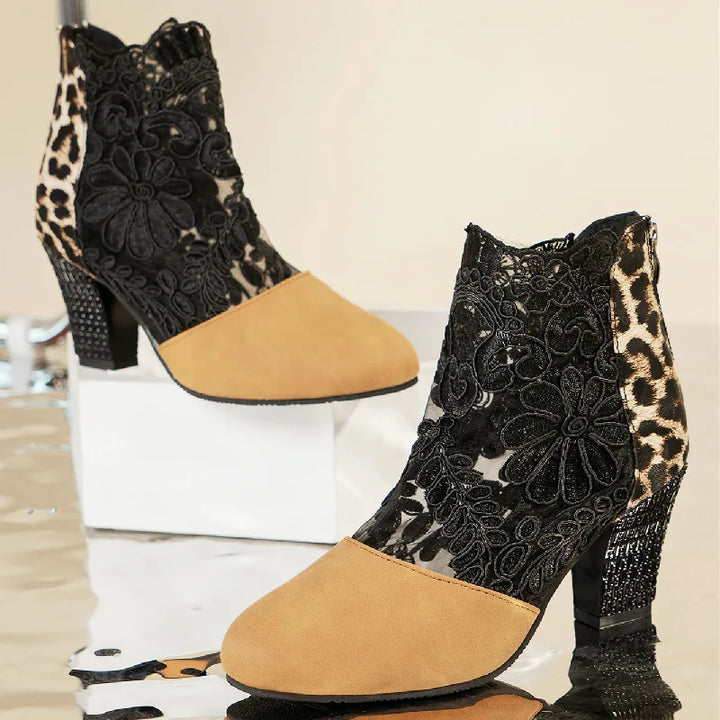 Boots for Women | Sheer Floral Print