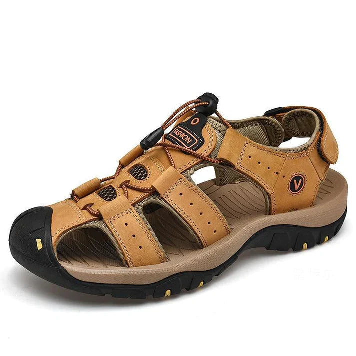 Men's Sandals | Closed Toe with Adjustable Strap