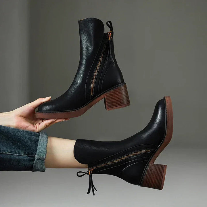 Boots for Women | Mid-Calf Side Zip Closure