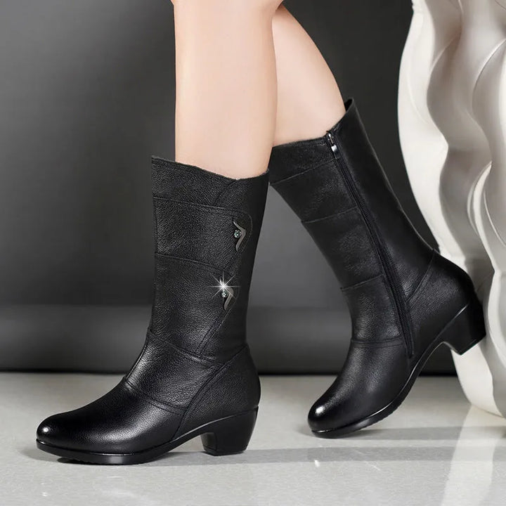 Boots for Women | Mid-Calf Side Zip