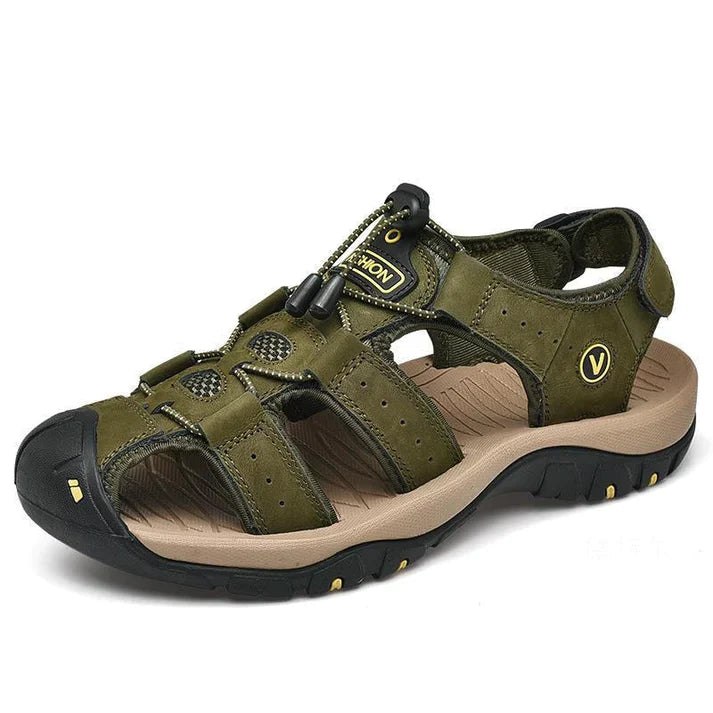 Men's Sandals | Closed Toe with Adjustable Strap