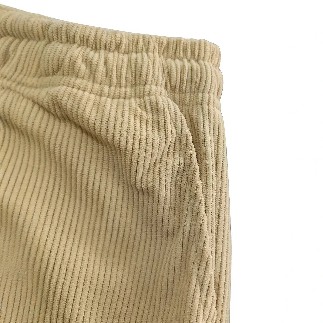 Men’s Lounge Pants | Wide Leg Ribbed Texture