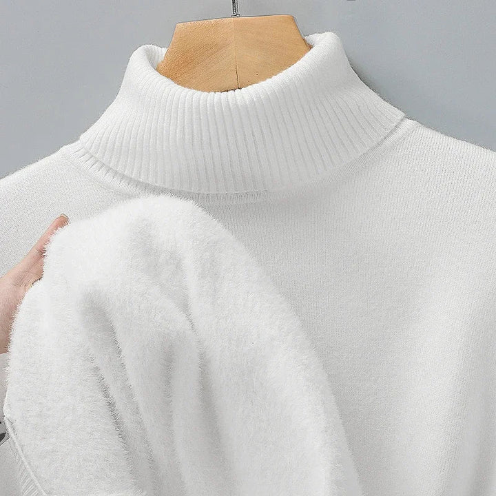 Men’s Sweater | Turtleneck Ribbed Hem