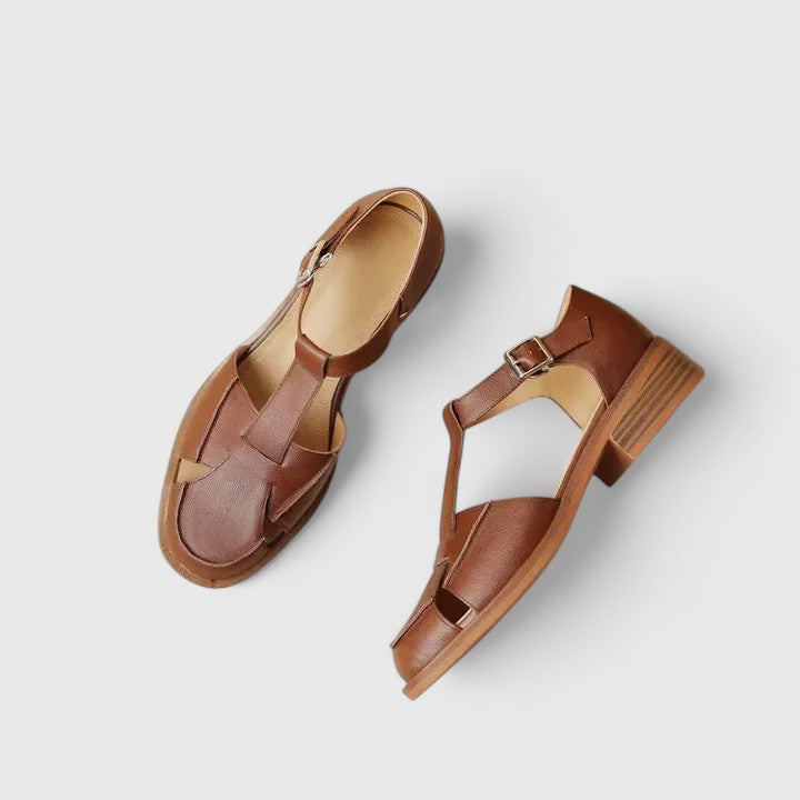 Sandals for Women |  Structured Closed-Toe T-Strap