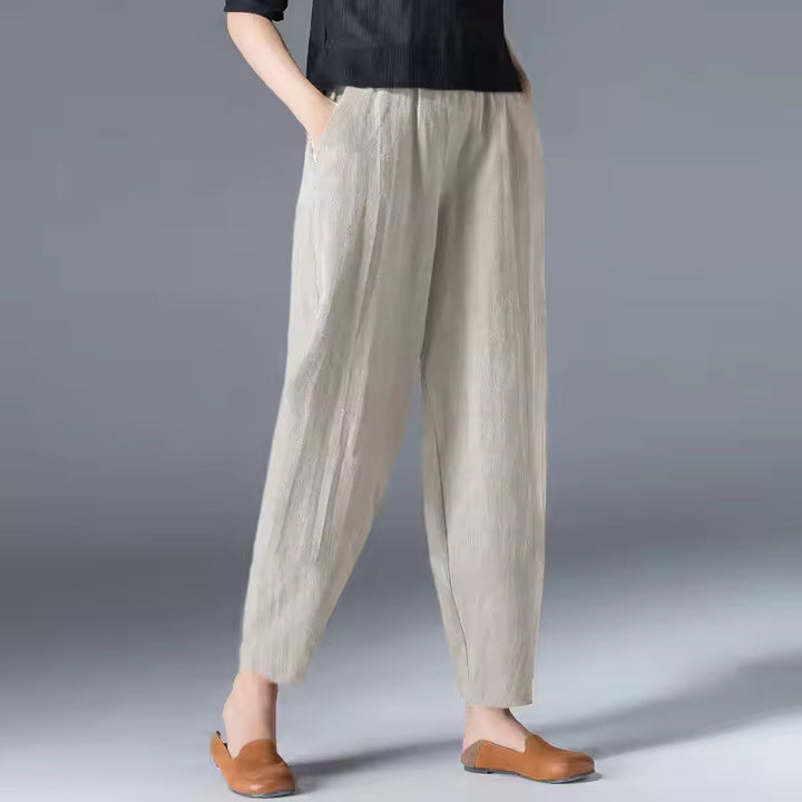 Women's Summer Trousers | Elasticated Waistband