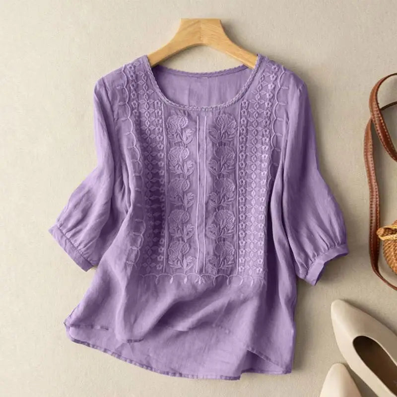 Women's Blouse | Front Detail Embroidered