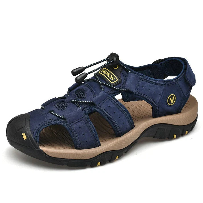 Men's Sandals | Closed Toe with Adjustable Strap