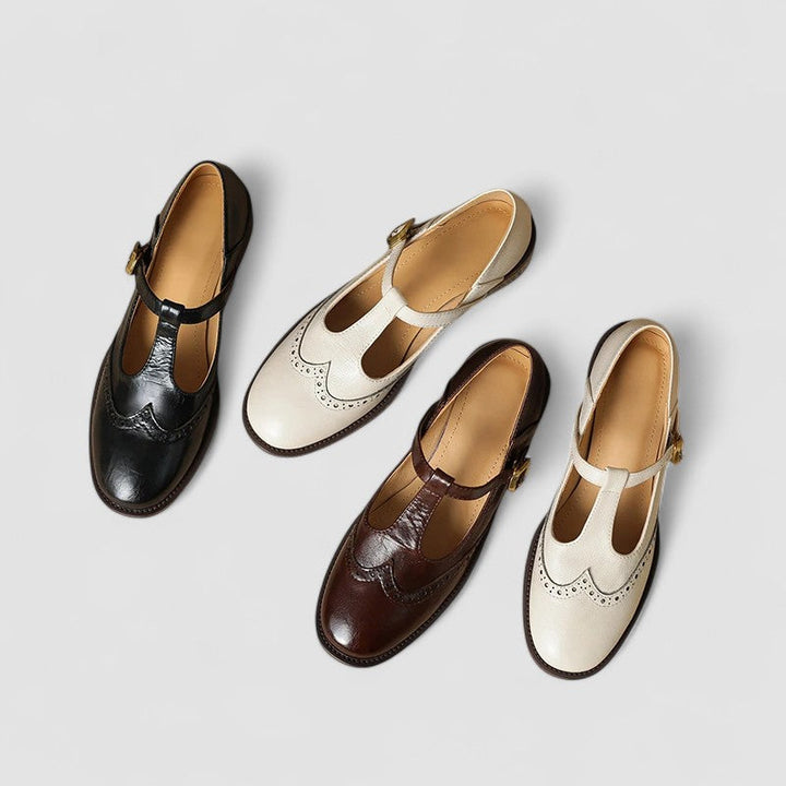 Mary Jane Shoes for Women | Subtle Paneling Instep Strap