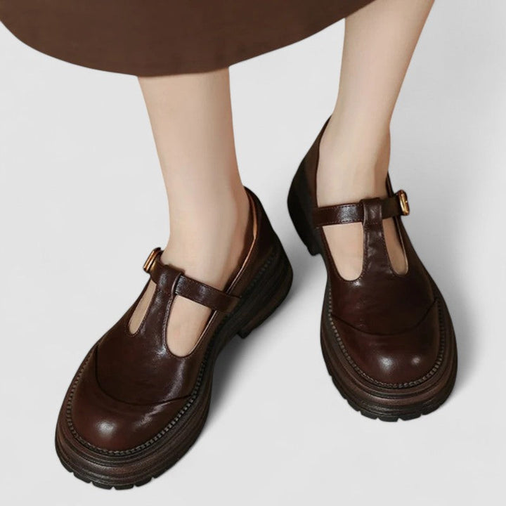 Mary Jane Shoes for Women | Chunky Sole Rounded Toe Shape