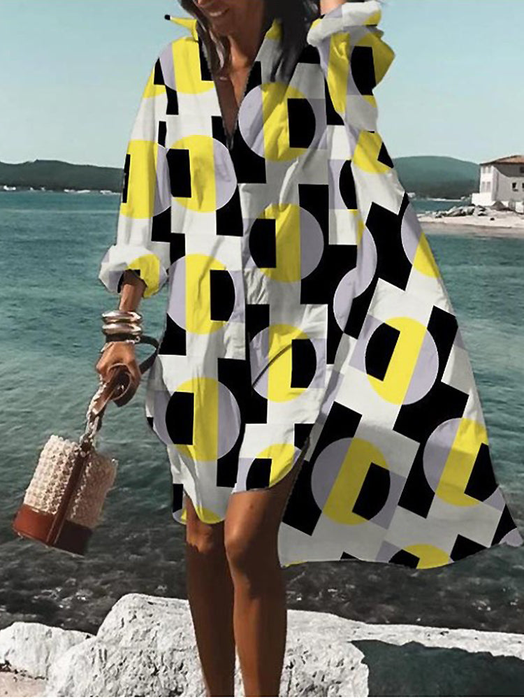 Women’s Dress | V-shaped Neckline