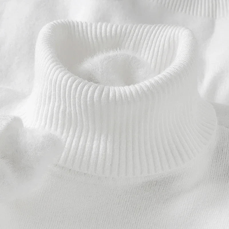 Men’s Sweater | Turtleneck Ribbed Hem