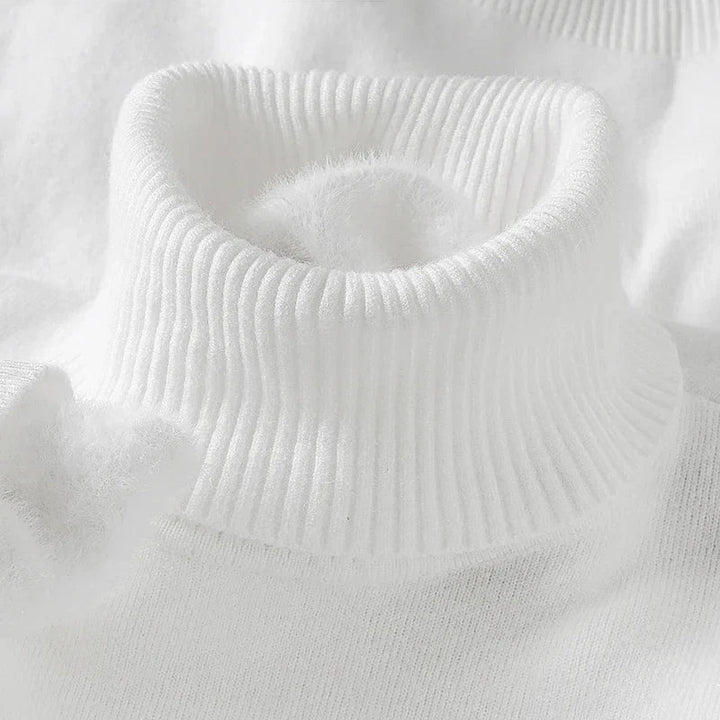 Men’s Sweater | Turtleneck Ribbed Hem