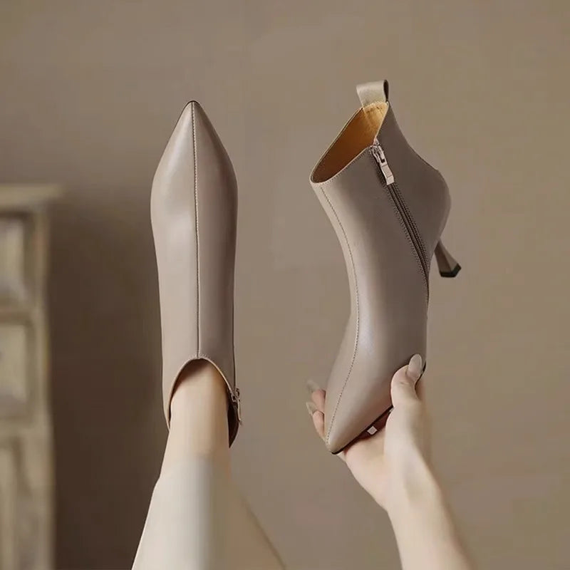 Boots For Women | Ankle-Length Shaft Slim Heel