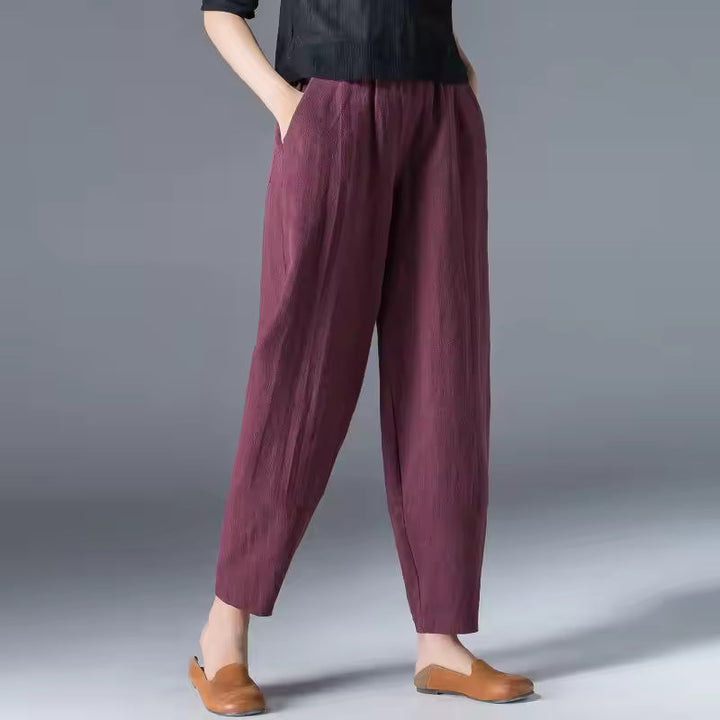 Women's Summer Trousers | Elasticated Waistband