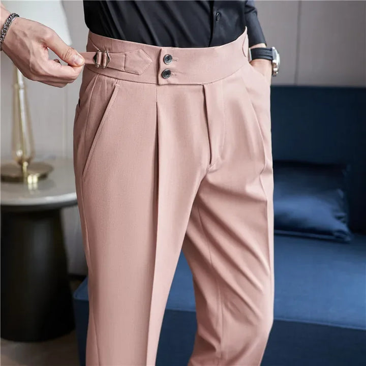 Men’s Trousers | Double Pleat High Waist