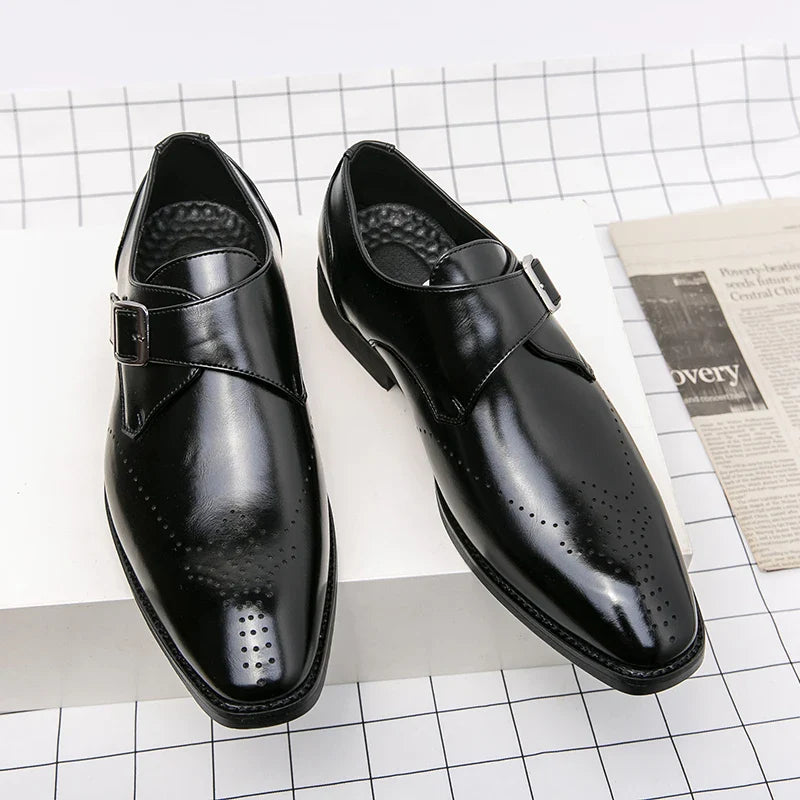 Men's Dress Shoes | Single Strap Buckle Design